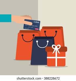 Shopping online design 