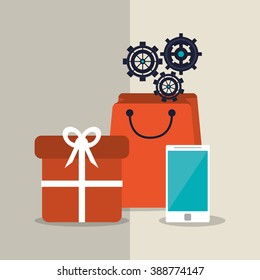 Shopping online design 