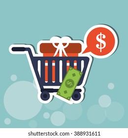 Shopping online design 