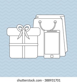 Shopping online design 