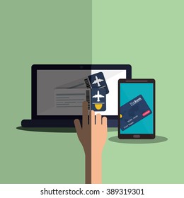 Shopping online design 