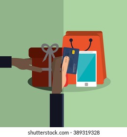 Shopping online design 