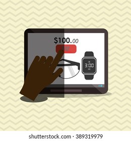 Shopping online  design 