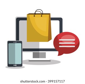 shopping online design 