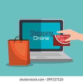 shopping online design 