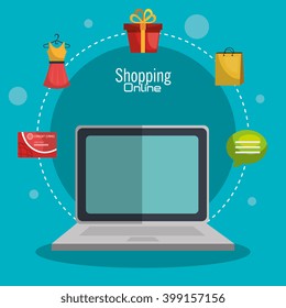 shopping online design 