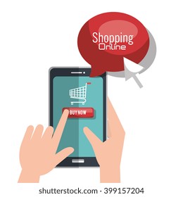 shopping online design 