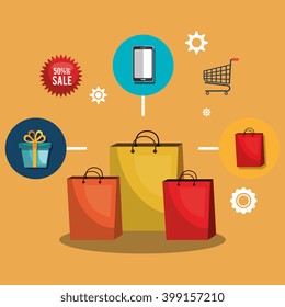shopping online design 