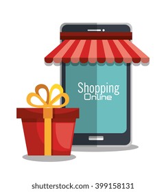 shopping online design 