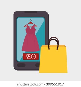 shopping online design 
