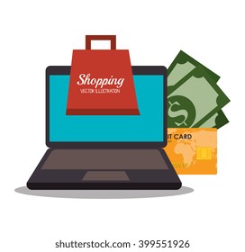 shopping online design 
