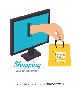 shopping online design 