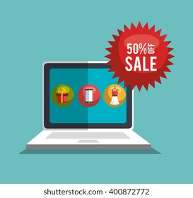 shopping online design 