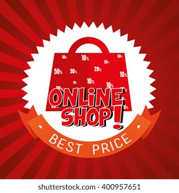 shopping online design 