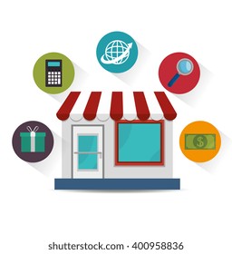 shopping online design 