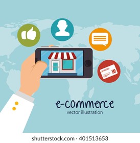 shopping online design 