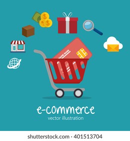 shopping online design 