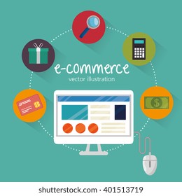 shopping online design 