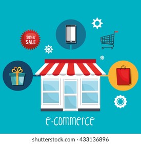 shopping online design 