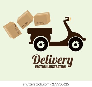 Shopping online design over white background, vector illustration