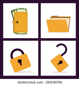 Shopping online design over white background, vector illustration