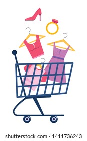 Shopping online design vector illustration