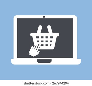 shopping online design, vector illustration eps10 graphic 