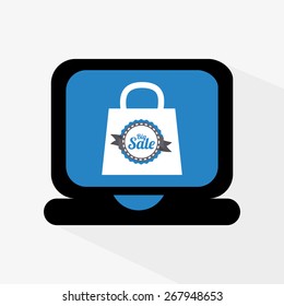 shopping online design, vector illustration eps10 graphic 