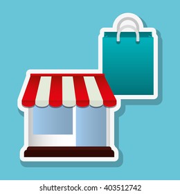 Shopping online design , vector illustration, vector illustration