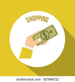 Shopping online digital design, vector illustration eps 10