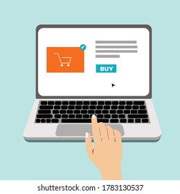 Shopping online, digital marketing, Concept of e-commerce sales,