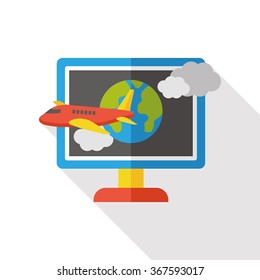 shopping online flat icon