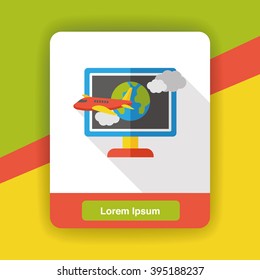 shopping online flat icon