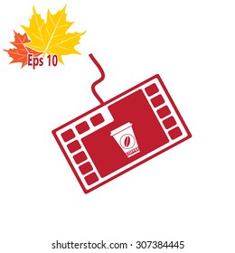 Shopping online icon
