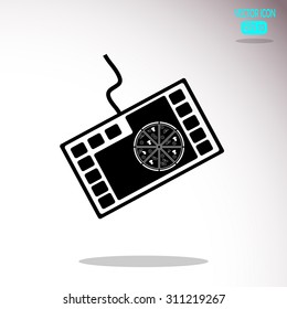 Shopping online icon