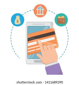 Shopping online icon design vector illustration