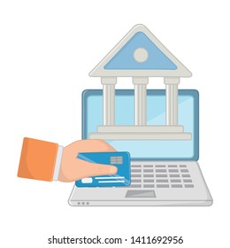 Shopping online icon design vector illustration