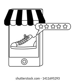 Shopping online icon design vector illustration