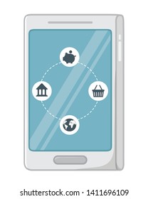 Shopping online icon design vector illustration