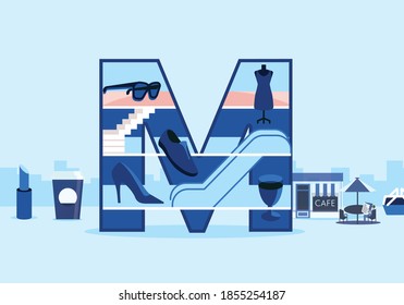 comprar en línea en el vector de aplicación móvil. concepto de smartphone de tienda en línea adecuado para aplicaciones de banner y página principal