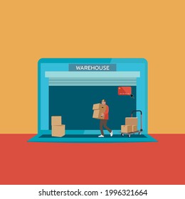 Shopping online on website, e-payment, online delivery service Vector Concept 