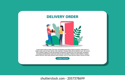 Shopping Online on Website or Mobile Application Vector Concept, design illustration