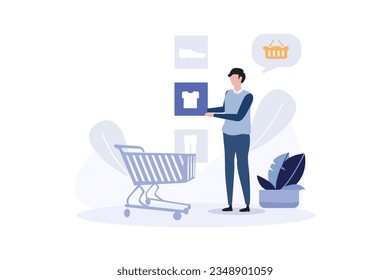 Shopping Online Onboarding App Screens