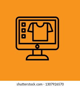 Shopping Online Premium Icon Download Template