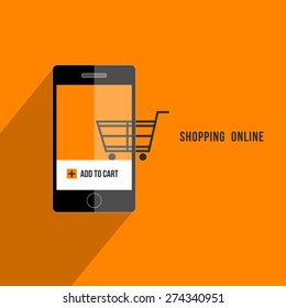 Shopping Online with Smartphone