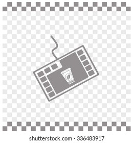 Shopping online vector icon.