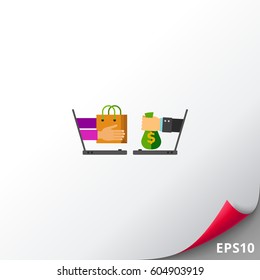 Shopping Online Vector Icon