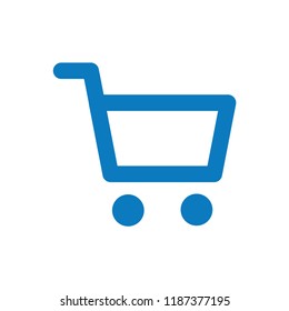 Shopping online vector icon, add to cart