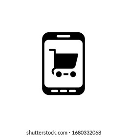 Icono de vector en línea en diseño plano sólido negro aislado en fondo blanco