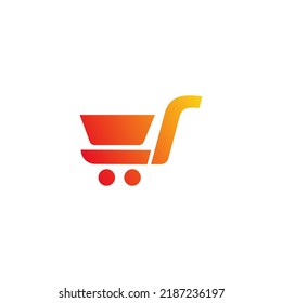 Shopping, OnlineShop , Online shopping, Shop, e commerce Logo Template vector symbol